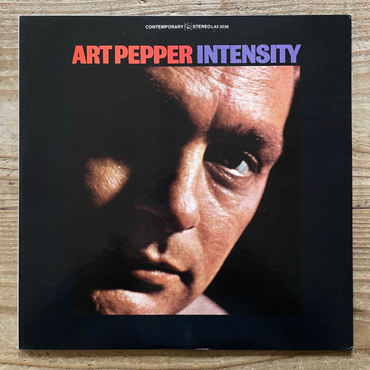 ART PEPPER  / INTENSITY on Contemporary - Japan King LP NM LAX-3036
