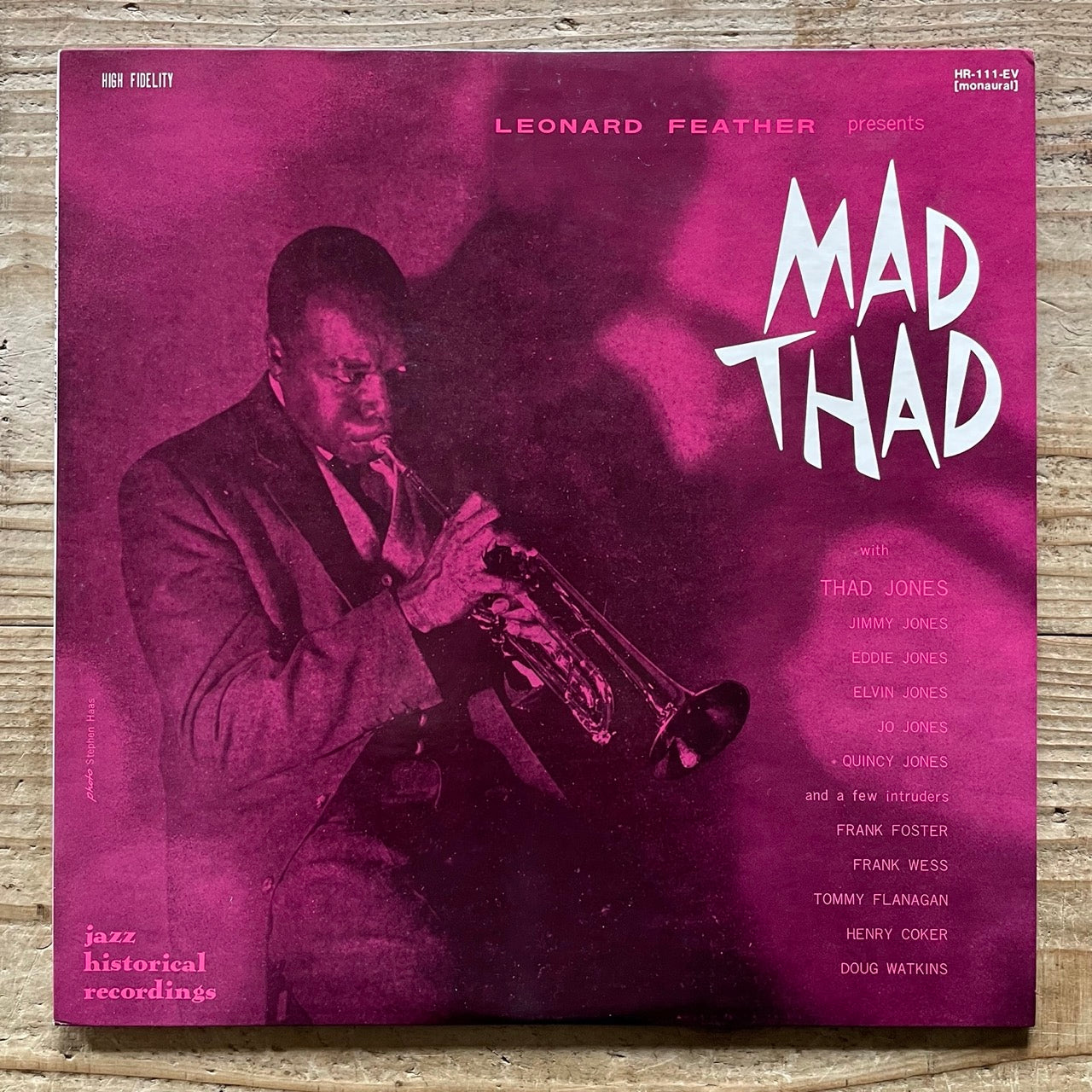 THAD JONES / MAD THAD on Period - Japan MONO LP NM HR-111-EV