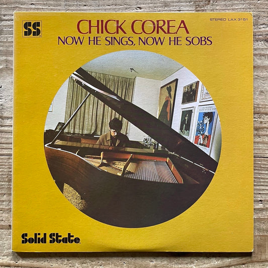 CHICK COREA / NOW HE SINGS, NOW HE SOBS on Solid State - Japan King LP NM LAX-3151