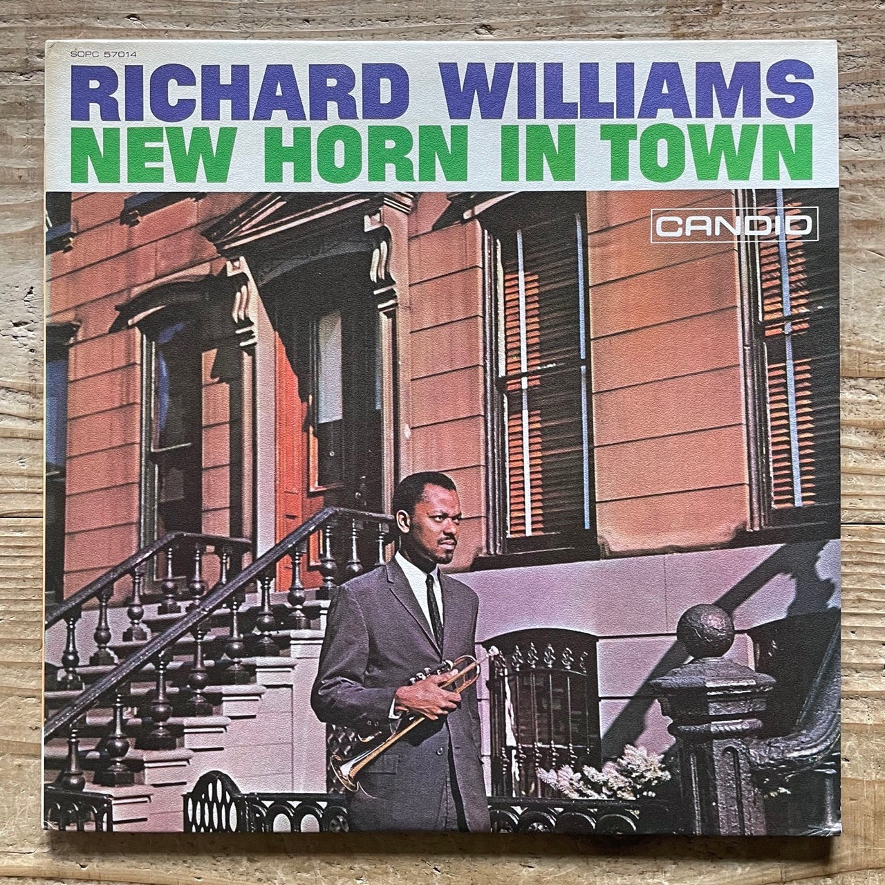 RICHARD WILLIAMS / NEW HORN IN TOWN on Candid - Japan LP SOPC-57014
