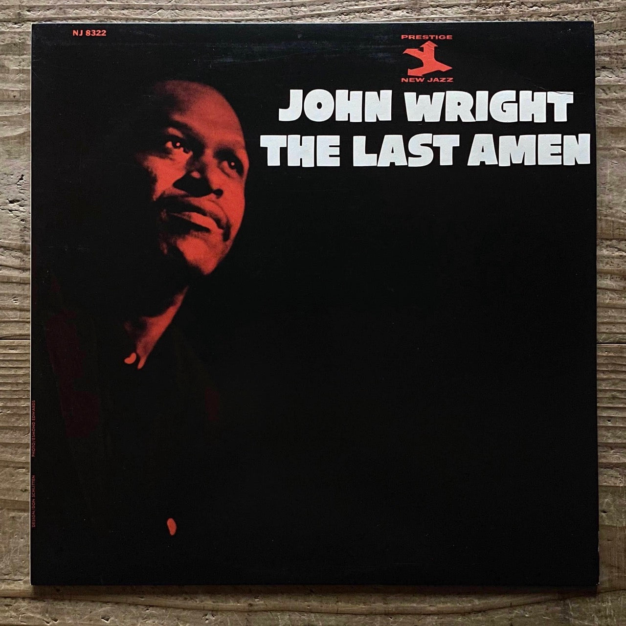 JOHN WRIGHT / THE LAST AMEN on NEW JAZZ - Japan LP NM WWLJ-7029