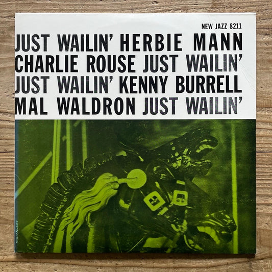 HERBIE MANN, CHARLIE ROUSE / JUST WAILIN' on New Jazz - Japan LP NM WJC-8211