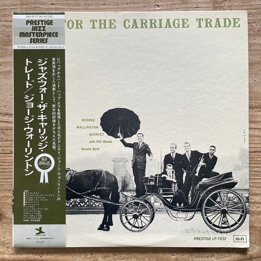 GEORGE WALLINGTON QUINTET / JAZZ FOR THE CARRIAGE TRADE - Japan Prestige MONO LP NM SMJ-6517 obi
