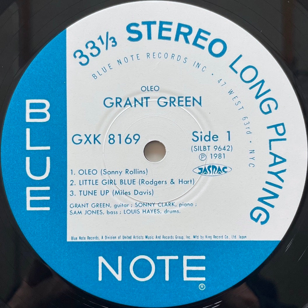 GRANT GREEN / OLEO on Blue Note - Japan King LP GXK-8169