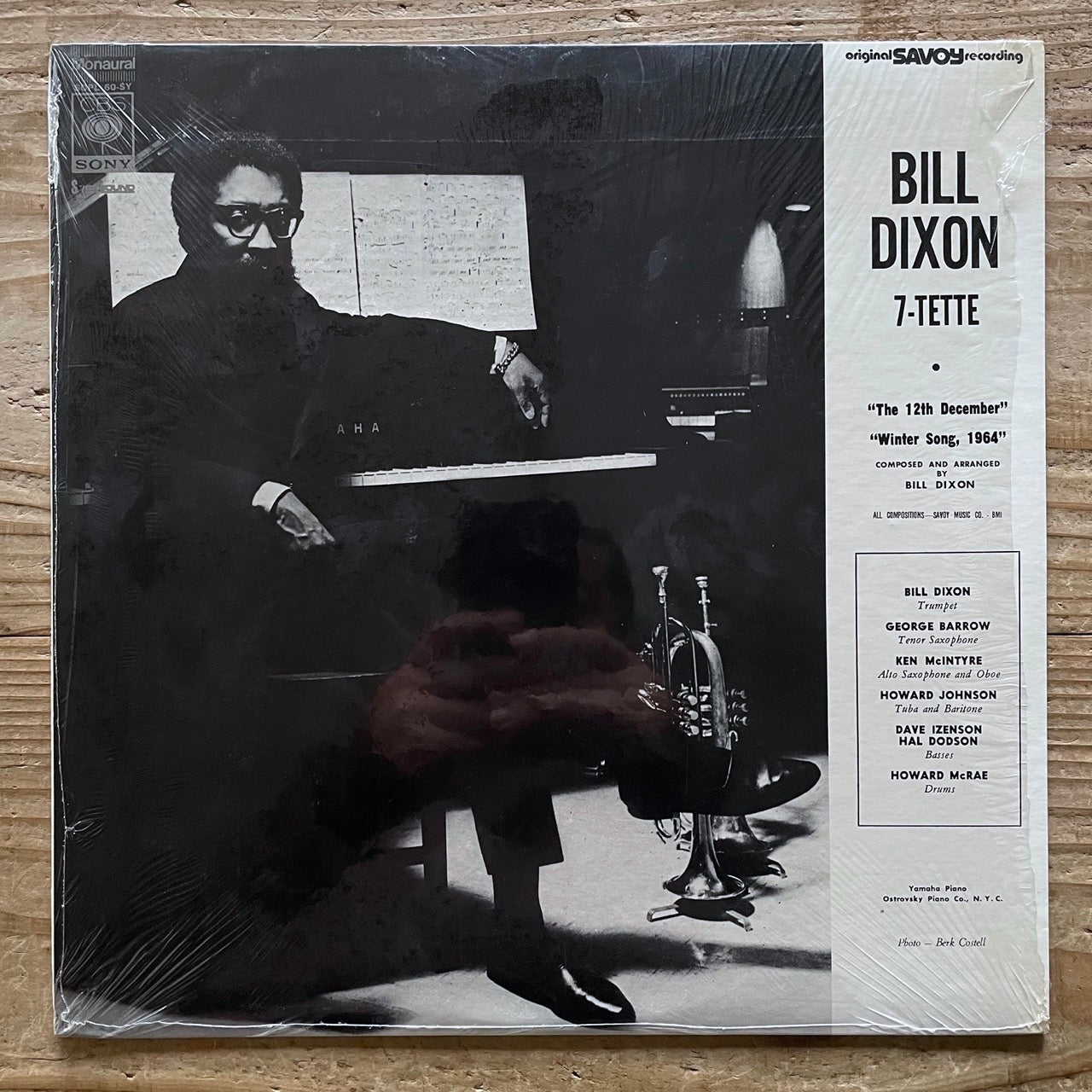 BILL DIXON 7-TETTE / ARCHIE SHEPP AND THE NEW YORK CONTEMPORARY 5 on Savoy - Japan LP NM SOPL-60-SY