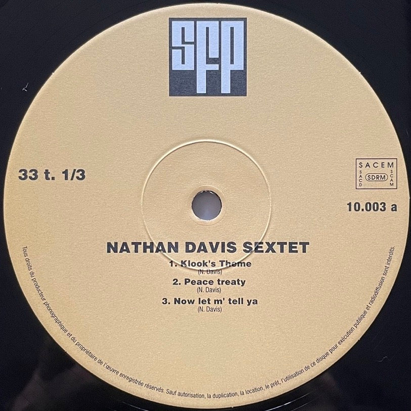 NATHAN DAVIS / PEACE TREATY on SFP - Japan Heavy Vinyl LP NM