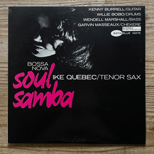 IKE QUEBEC / BOSSA NOVA SOUL SAMBA on Blue Note - Japan LP BN4114