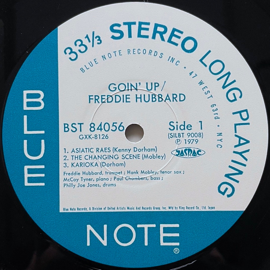 FREDDIE HUBBARD / GOIN' UP on Blue Note - Japan King LP GXK-8126