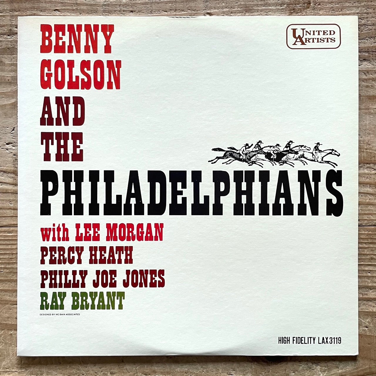 BENNY GOLSON AND THE PHILADELPHIANS on United Artists - Japan King LP LAX-3119