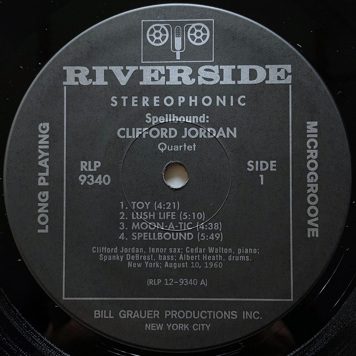 CLIFFORD JORDAN QUARTET / SPELLBOUND on Riverside - Japan LP NM VIJJ-30057