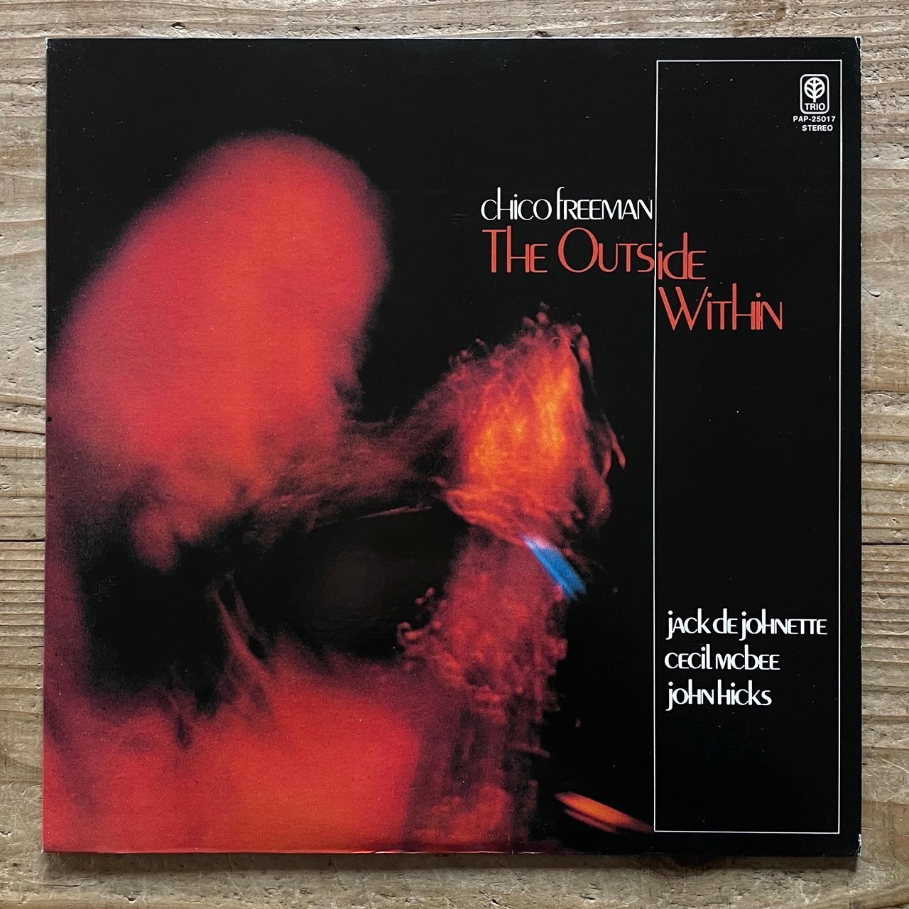CHICO FREEMAN / THE OUTSIDE WITHIN on India Navigation - Japan LP NM PAP-25017