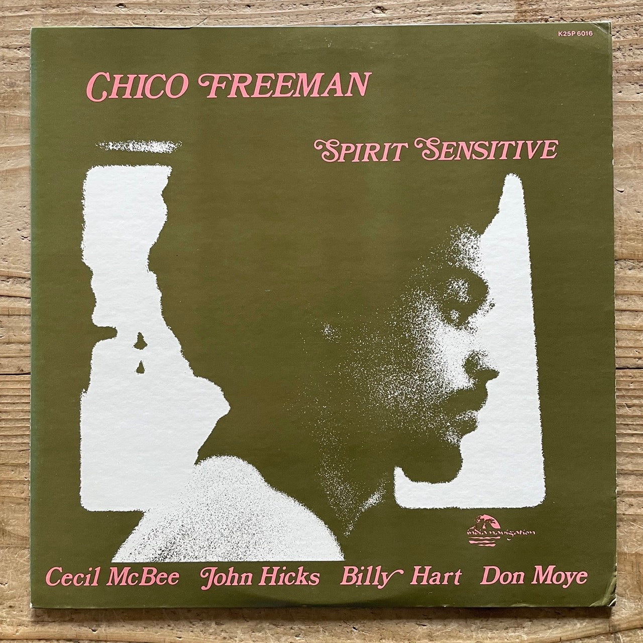 CHICO FREEMAN / SPIRIT SENSITIVE on India Navigation - Japan LP K25P-6016