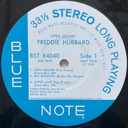FREDDIE HUBBARD / OPEN SESAME on Blue Note - Japan King LP GXK-8022