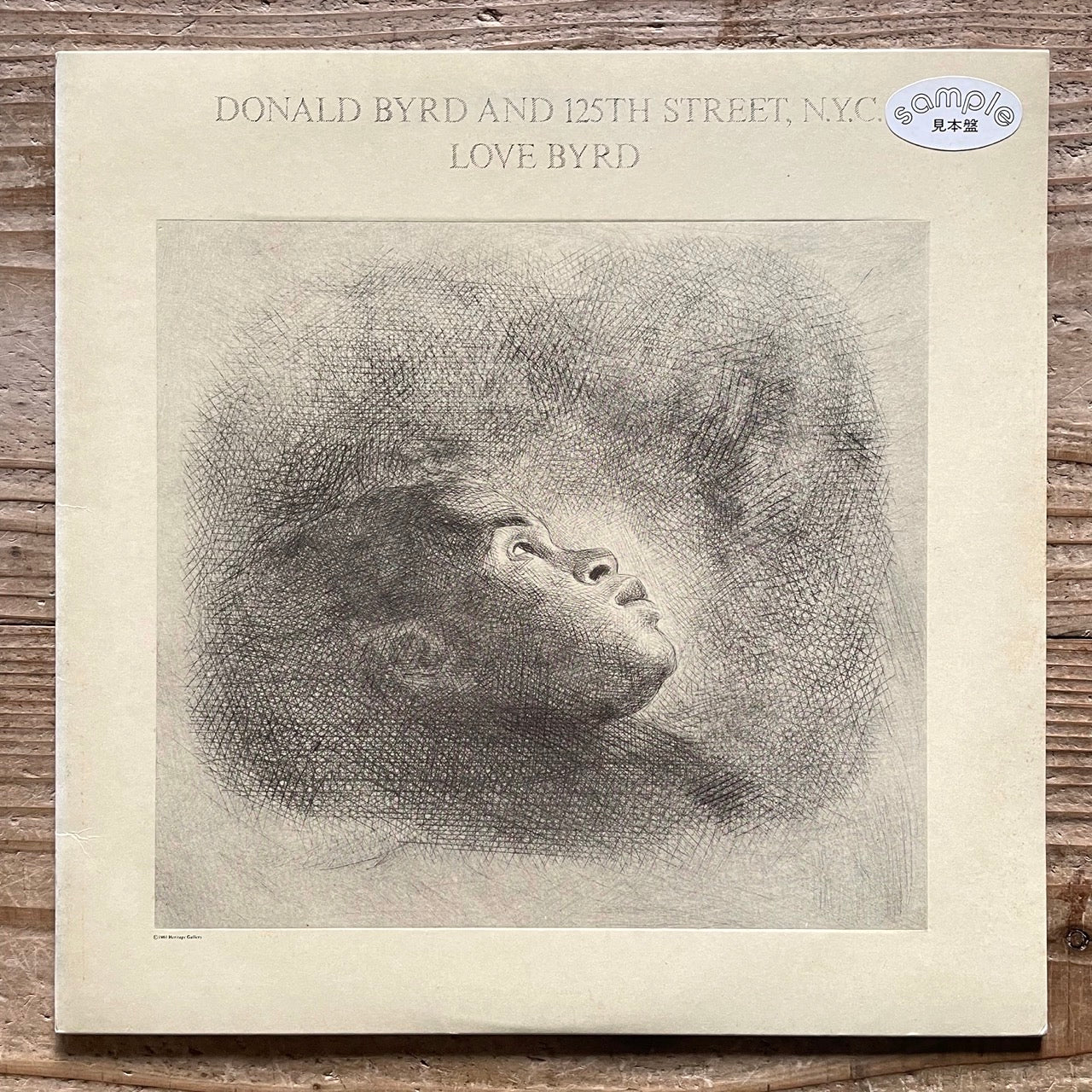 DONALD BYRD AND 125TH STREET, N.Y.C. / LOVE BYRD on Elektra - Japan Promo LP P-11112