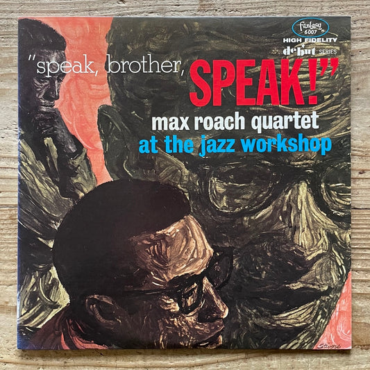 MAX ROACH / SPEAK, BROTHER, SPEAK - Japan Debut LP Clifford Jordan Mal Waldron VIJ-5013