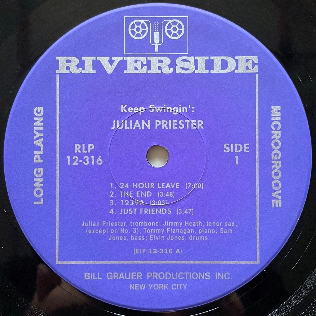 JULIAN PRIESTER / KEEP SWINGIN' on Riverside - Japan LP NM VIJJ-30041