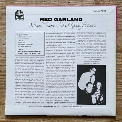 RED GARLAND / WHEN THERE ARE GREY SKIES on Prestige - Japan LP VIJJ-30071