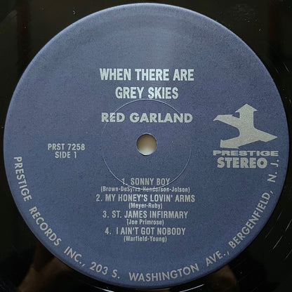 RED GARLAND / WHEN THERE ARE GREY SKIES on Prestige - Japan LP VIJJ-30071