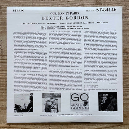 DEXTER GORDON / OUR MAN IN PARIS on Blue Note - Japan King LP NM GXK-8052