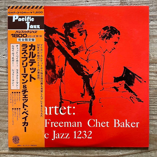 CHET BAKER - RUSS FREEMAN QUARTET on Pacifc Jazz - Japan MONO LP GXF-3104 obi