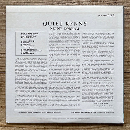 KENNY DORHAM / QUIET KENNY on New Jazz - Japan Prestige LP NM VIJ-206