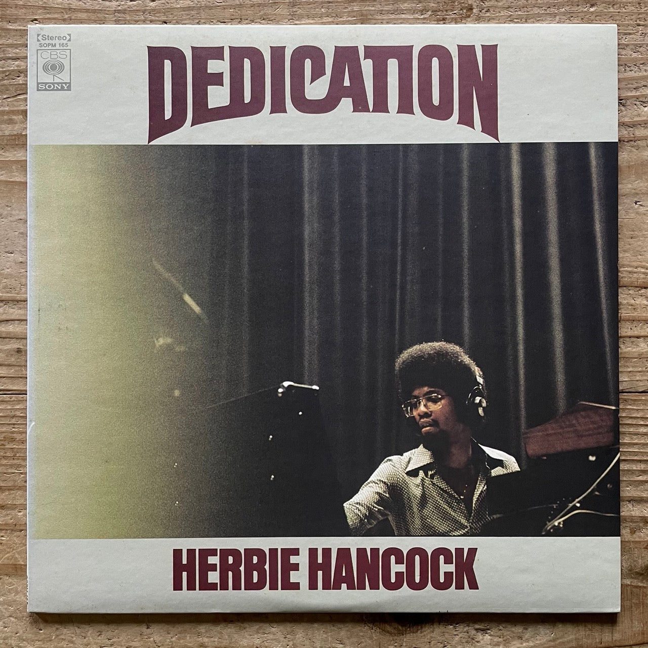 HERBIE HANCOCK / DEDICATION - Japan CBS/SONY LP NM Original SOPM-165
