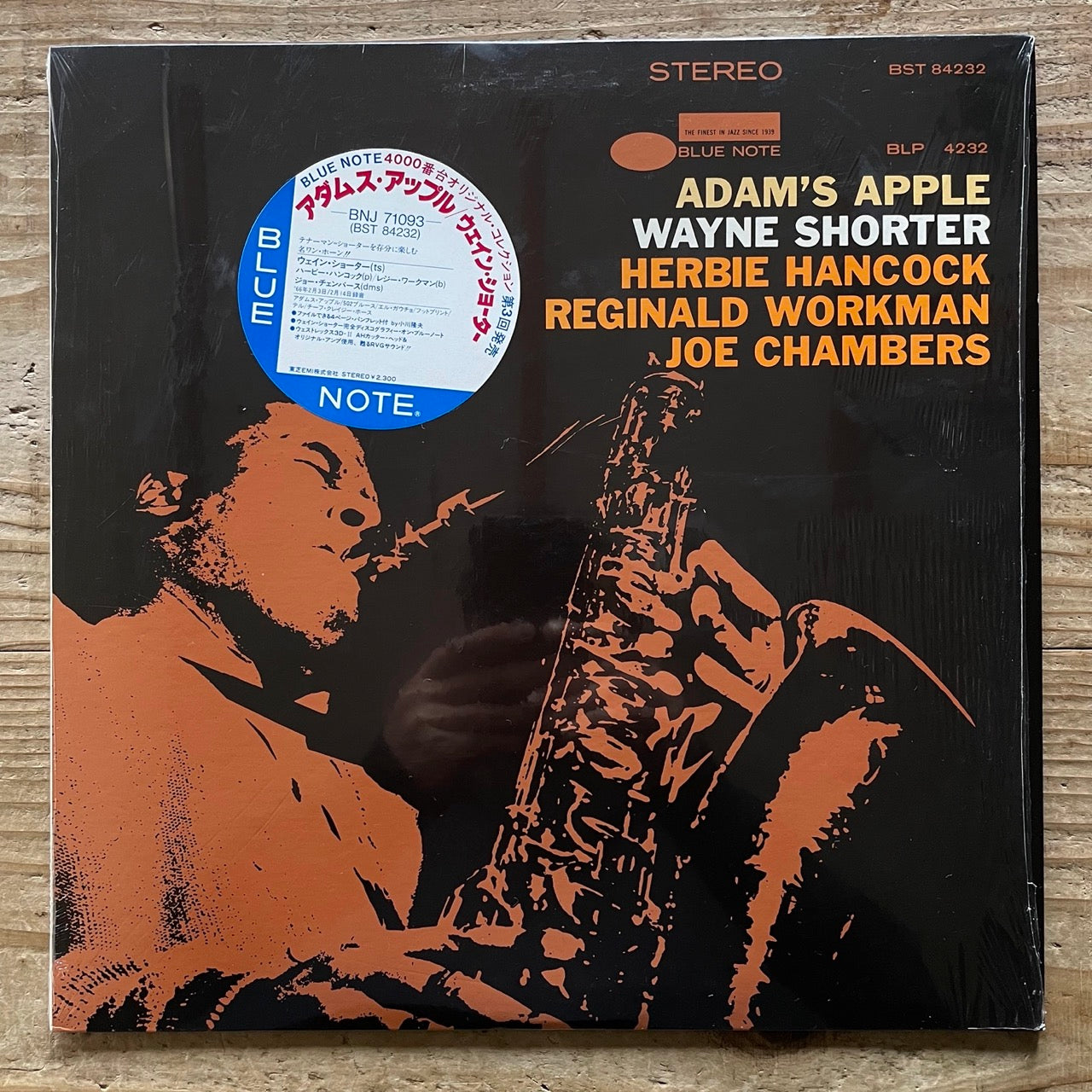 WAYNE SHORTER / ADAM'S APPLE on Blue Note - Japan LP BNJ-71093 obi