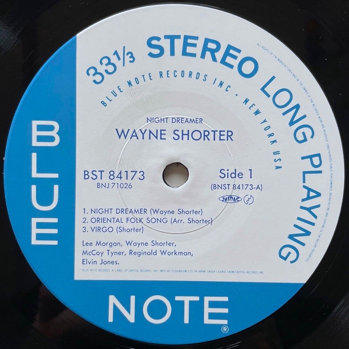 WAYNE SHORTER / NIGHT DREAMER on Blue Note - Japan LP NM BNJ-71026