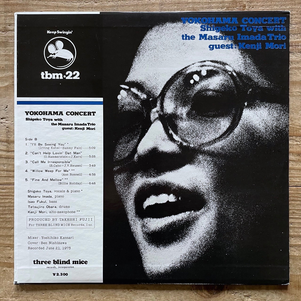 MASARU IMADA TRIO / YOKOHAMA CONCERT - Japan Three Blind Mice Original TBM-22