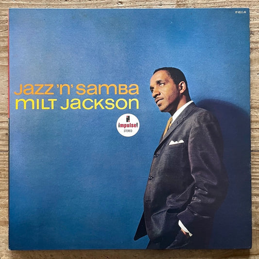 MILT JACKSON / JAZZ 'N' SAMBA on Impulse - Japan LP GF YP-8511-AI