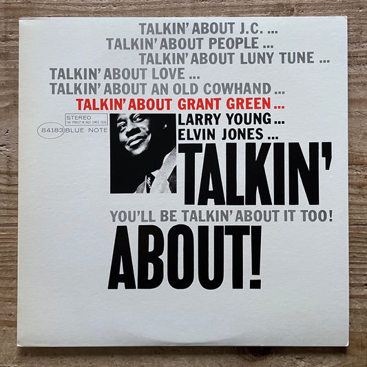 GRANT GREEN with LARRY YOUNG / TALKIN' ABOUT on Blue Note - Japan King LP K18P-9212