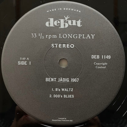 BENT JAEDIG / DANISH JAZZMAN 1967 - Danish Debut LP Japan reissue NM THLP-090