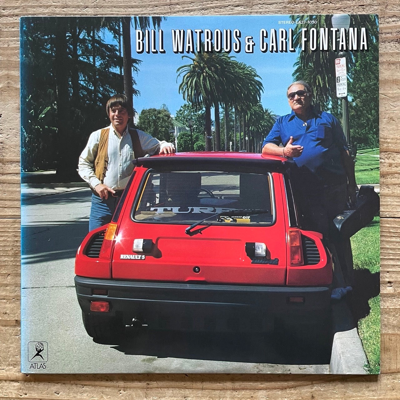 BILL WATROUS & CARL FONTANA on Atlas - Japan Original LP Audiophile LA27-1030