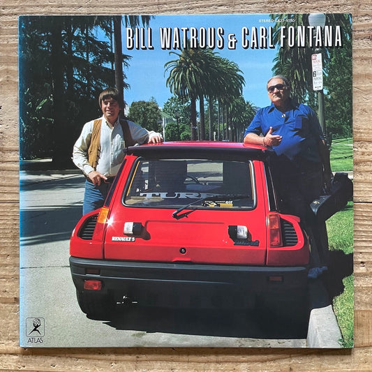 BILL WATROUS & CARL FONTANA on Atlas - Japan Original LP Audiophile LA27-1030