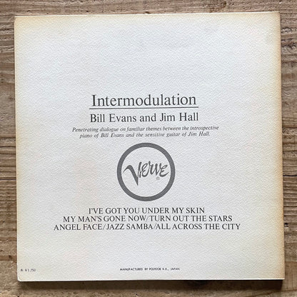 BILL EVANS - JIM HALL / INTERMODULATION on Verve - Japan GF LP MV1084