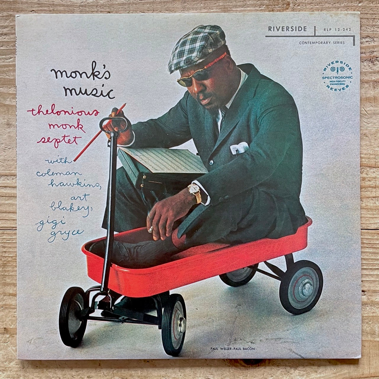 THELONIOUS MONK / MONK'S MUSIC on Riverside - Japan LP NM SMJ-6207
