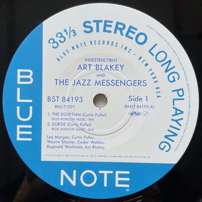 ART BLAKEY & THE JAZZ MESSENGERS / INDESTRUCTIBLE on Blue Note - Japan LP NM BNJ71091