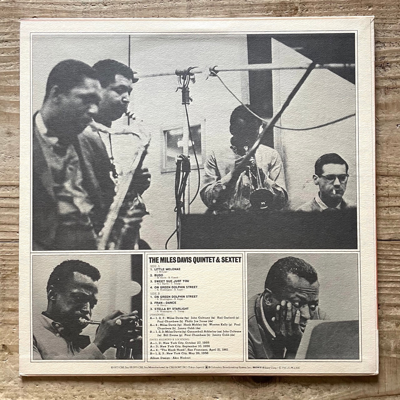 MILES DAVIS QUINTET & SEXTET - Japan CBS/SONY Original LP NM SOPM-140