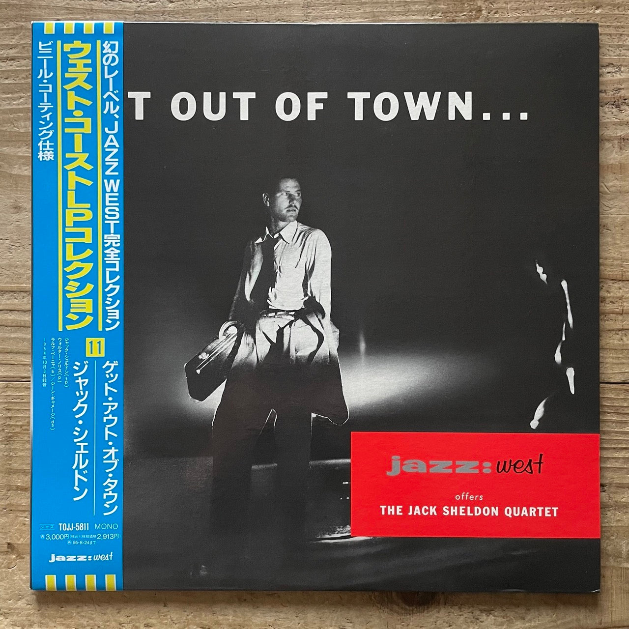 JACK SHELDON QUARTET / GET OUT OF TOWN on Jazz:West - Japan MONO LP NM TOJJ-5811 obi