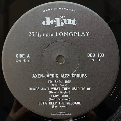 BENT AXEN - JAEDIG JAZZ GROUP / LET'S KEEP THE MESSAGE - Danish Debut LP Japan reissue THLP-089