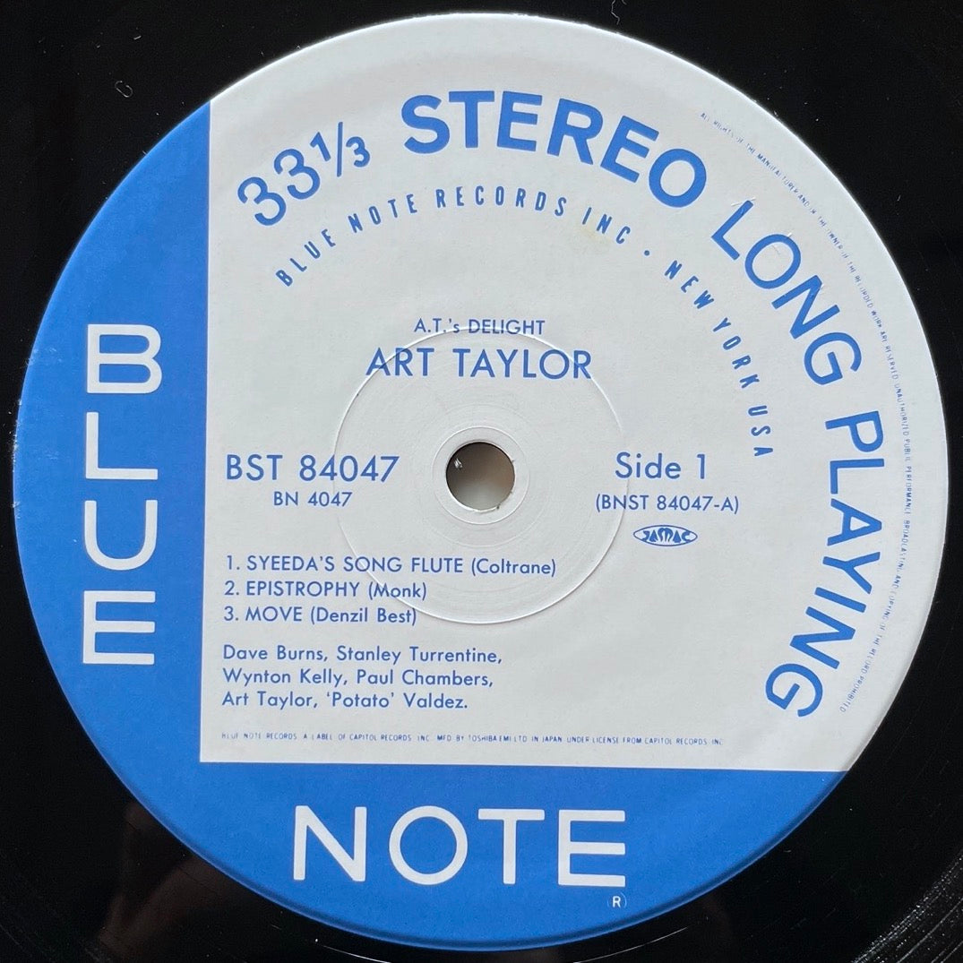 ART TAYLOR / A.T.'s DELIGHT on Blue Note - Japan LP NM BN4047 obi