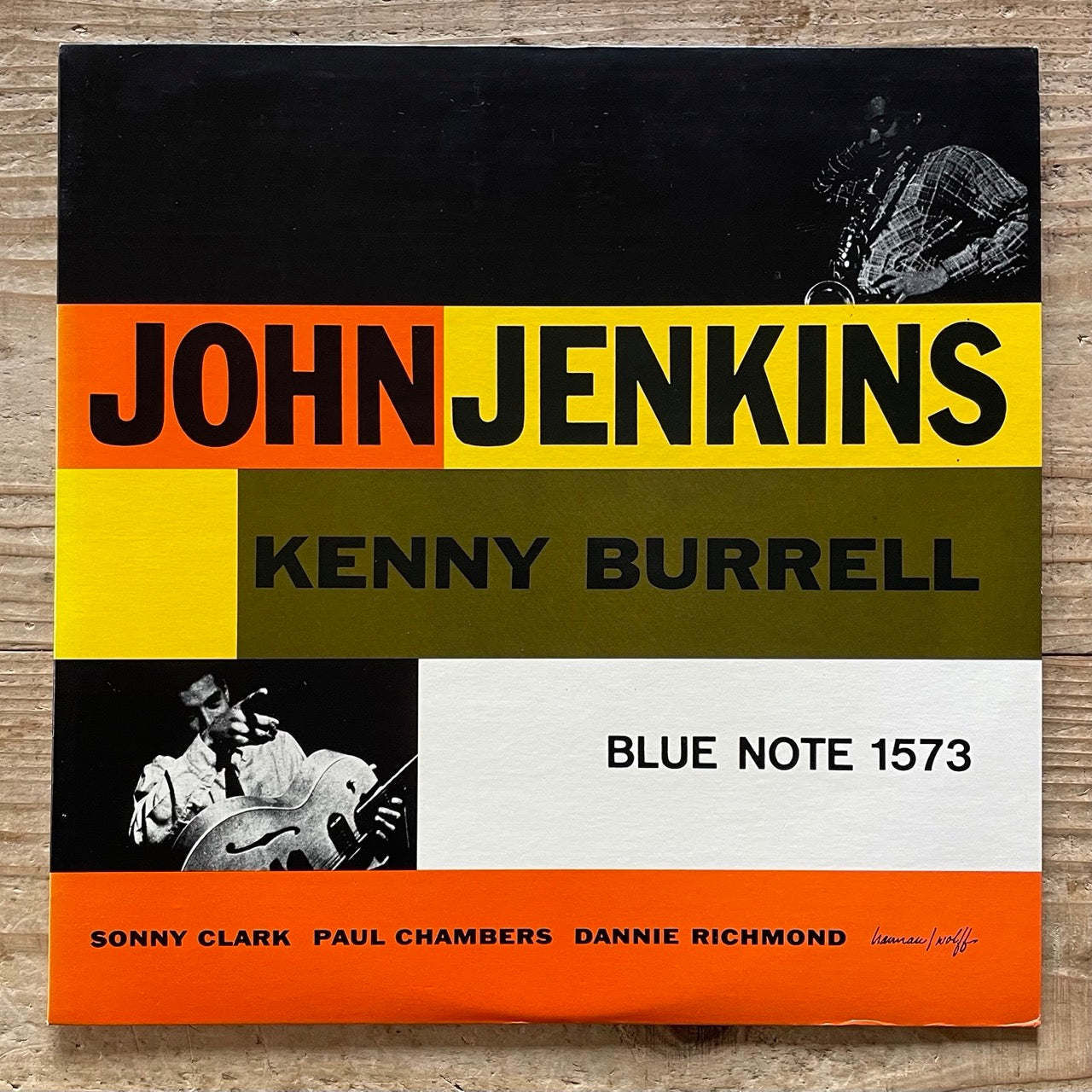 JOHN JENKINS - KENNY BURRELL on Blue Note BLP 1573 - Japan King LP GXK-8214