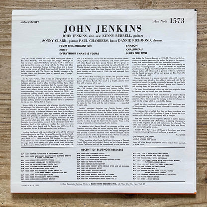 JOHN JENKINS - KENNY BURRELL on Blue Note BLP 1573 - Japan King LP GXK-8214