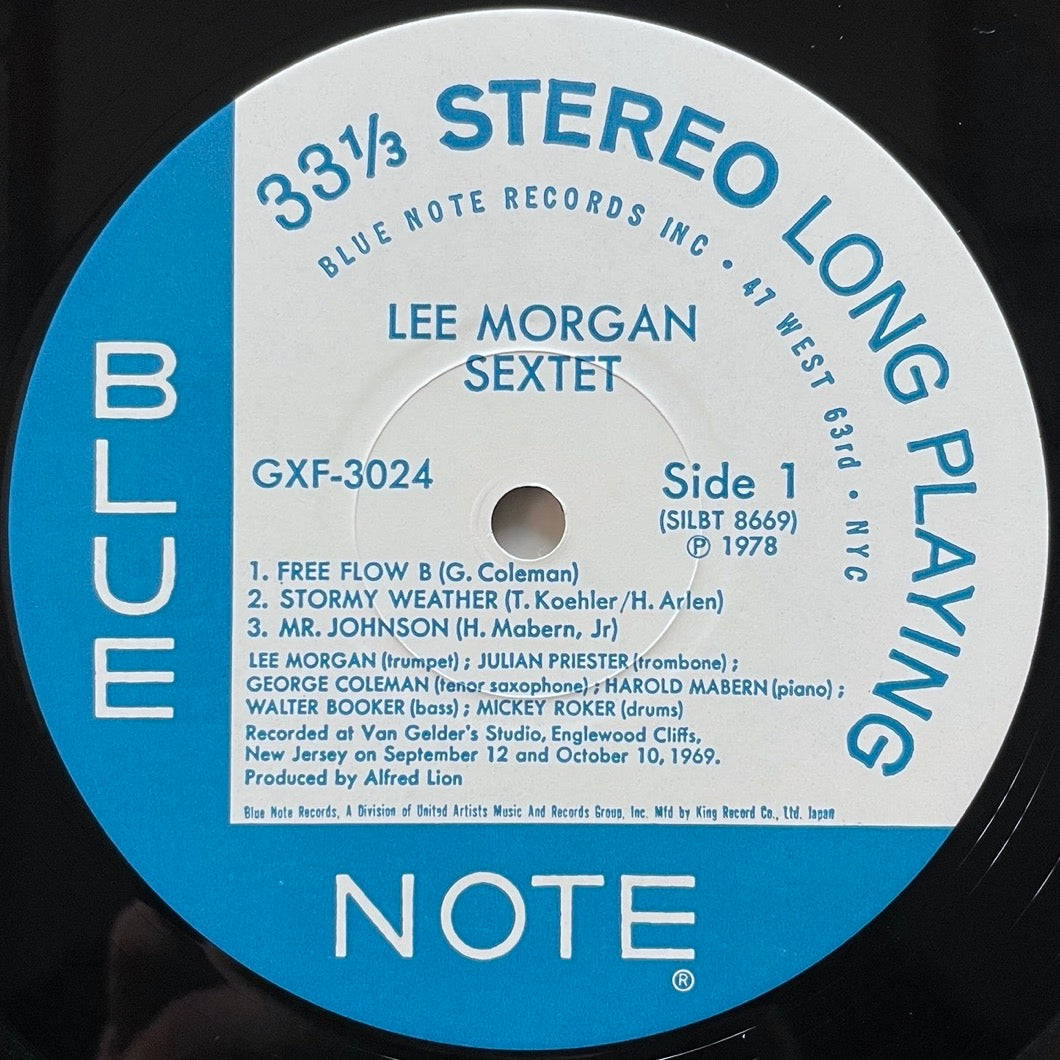 LEE MORGAN SEXTET on Blue Note - Japan King Original LP NM GXF-3024 obi