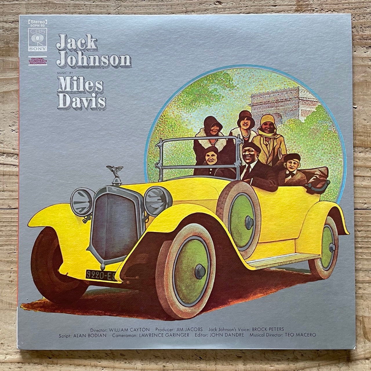MILES DAVIS / JACK JOHNSON - Japan CBS/SONY LP NM SOPN-99