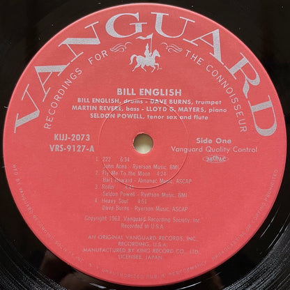 BILL ENGLISH on VANGUARD with Dave Burns - Japan MONO LP NM KIJJ-2073
