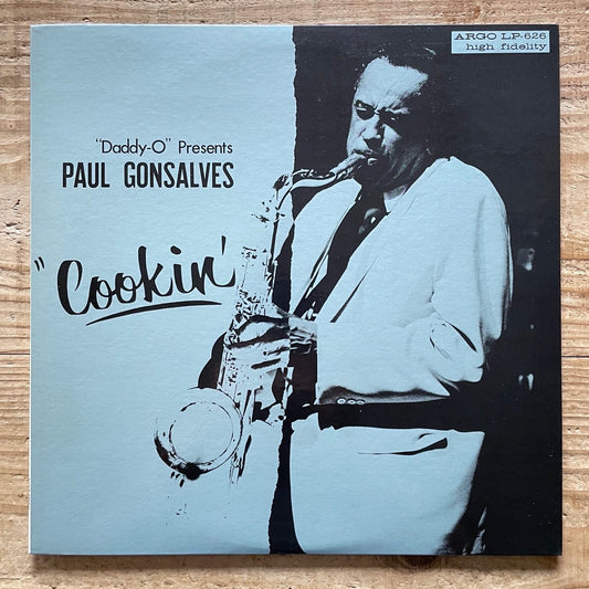 PAUL GONSALVES / COOKIN' on Argo - Japan MONO LP PLP-5006