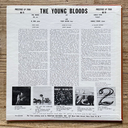PHIL WOODS & DONALD BYRD / YOUNG BLOODS on Prestige - Japan MONO LP VIJ-5042