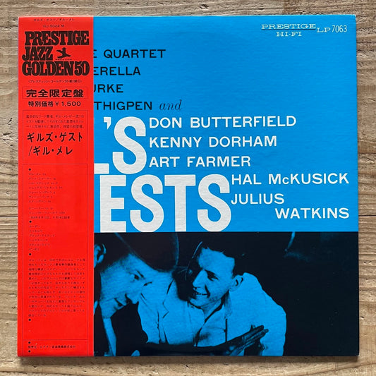 GIL MELLE QUARTET / GIL'S GUESTS on Prestige - Japan MONO LP VIJ-5024 obi