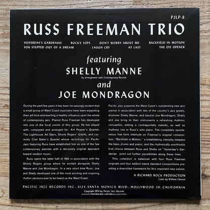 RUSS FREEMAN TRIO on Pacific Jazz - Japan MONO LP NM TOJJ-6034